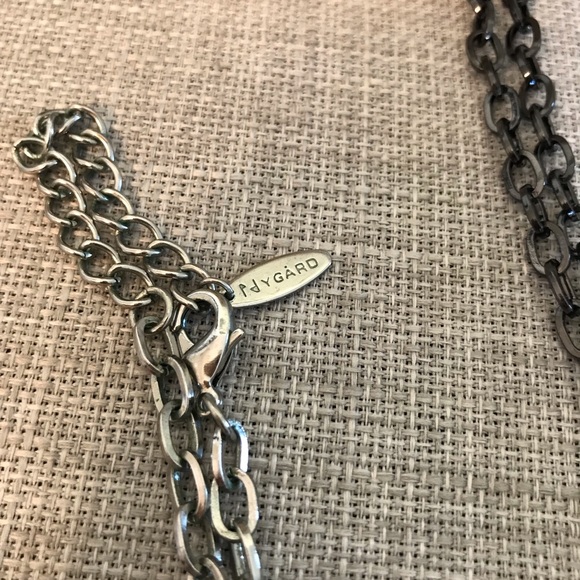 Silver and Black Nygard Necklace - Picture 5 of 8